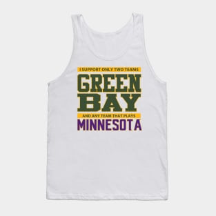 I Support two teams... Tank Top